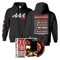 Kid With Man Head Hoodie (3 color options) + Autographed Vinyl Bundle