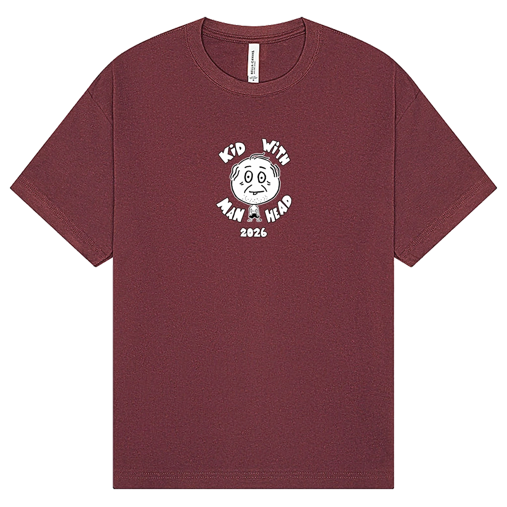 T-shirt 1 - Classic Logo 2026 Updated - Maroon - 2XL