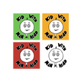 Kid with Man Head Sticker Pack